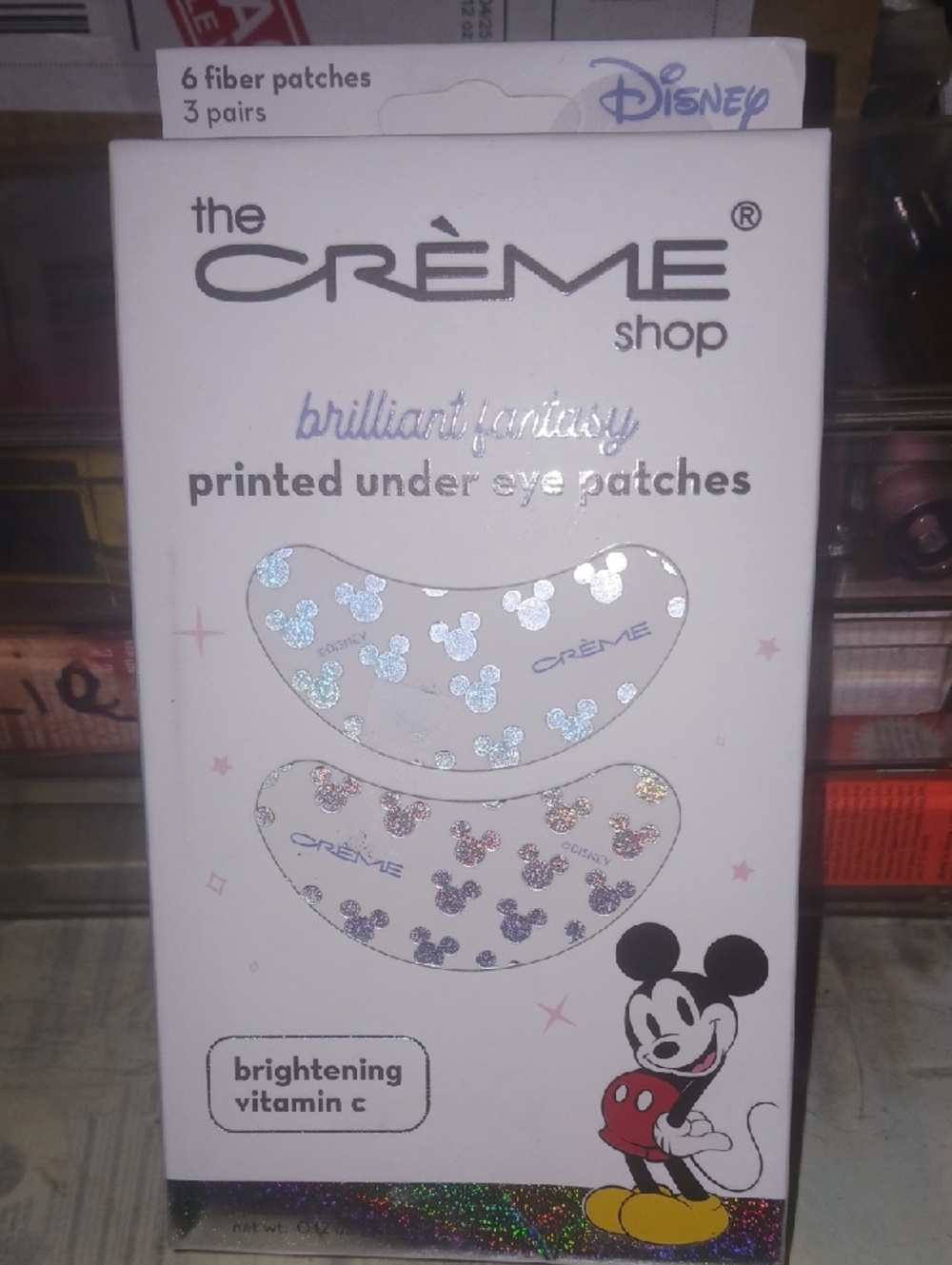 The Crème Shop Disney Brightening Printed Under-Eye Patches - White